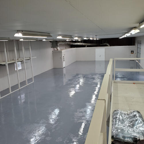 Warehouse (wooden fixtures have been removed)