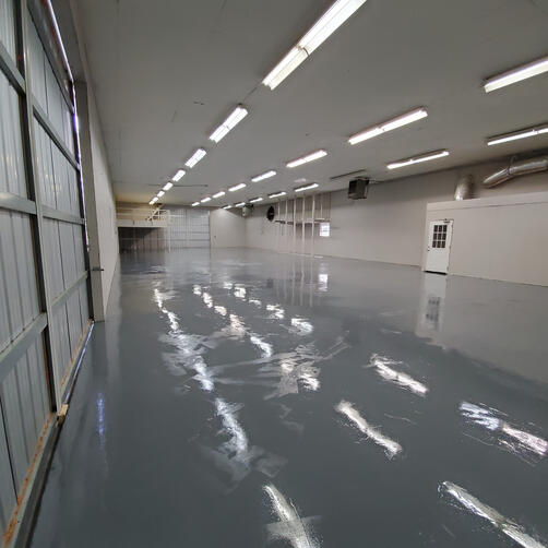 Warehouse (wooden fixture has been removed)